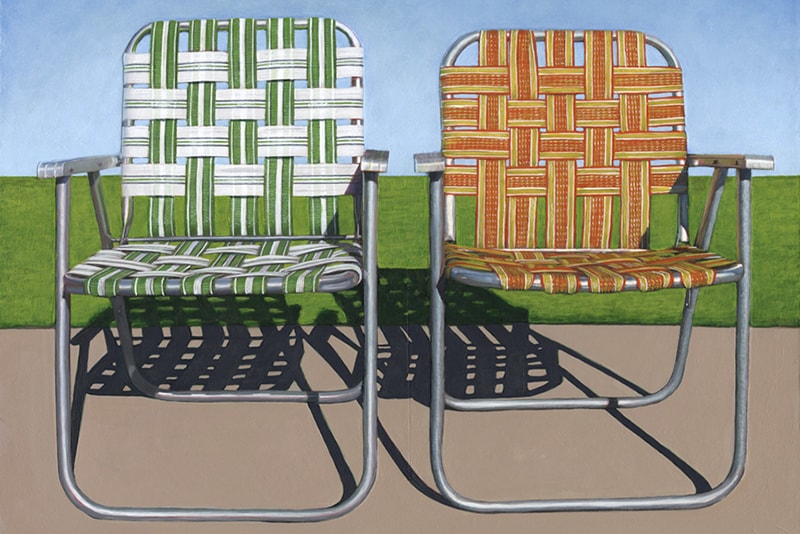 Leah Giberson's Hyperrealistic Paintings of Suburban Life