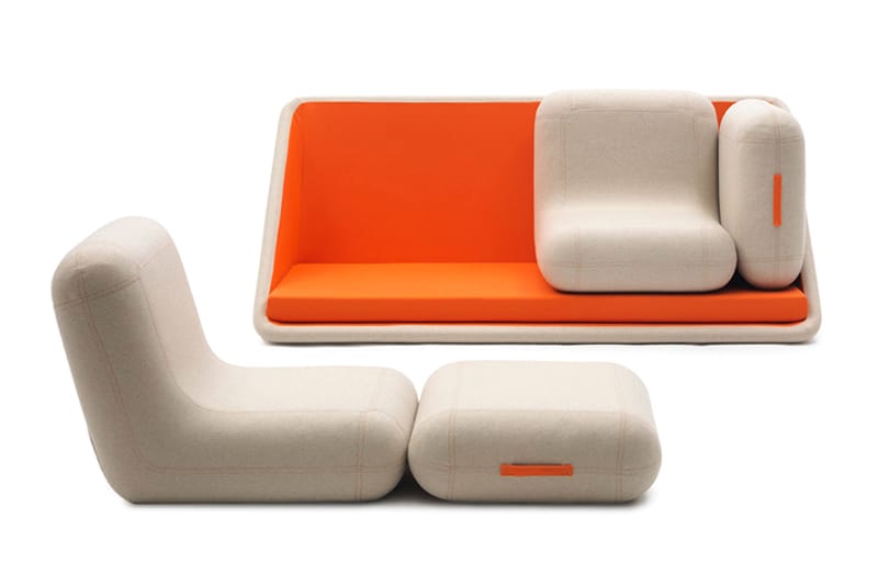 Matali Crasset "Concentré de Vie" Modular Sofa for Campeggi