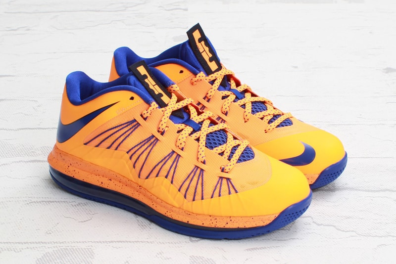 Nike Air Max LeBron X Low "Bright Citrus/Hyper Blue"