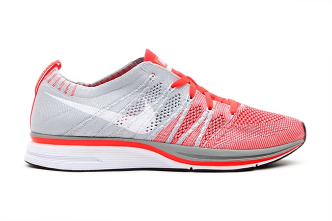 Nike Flyknit Trainer+ Bright Crimson/White