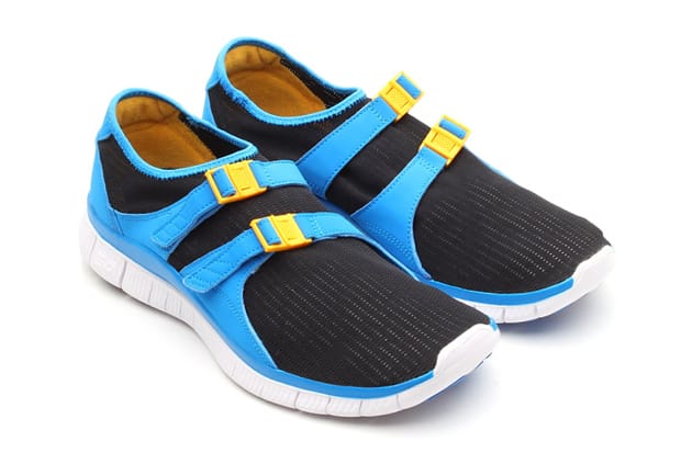 Nike Free Sockracer Black/University Gold-Photo Blue