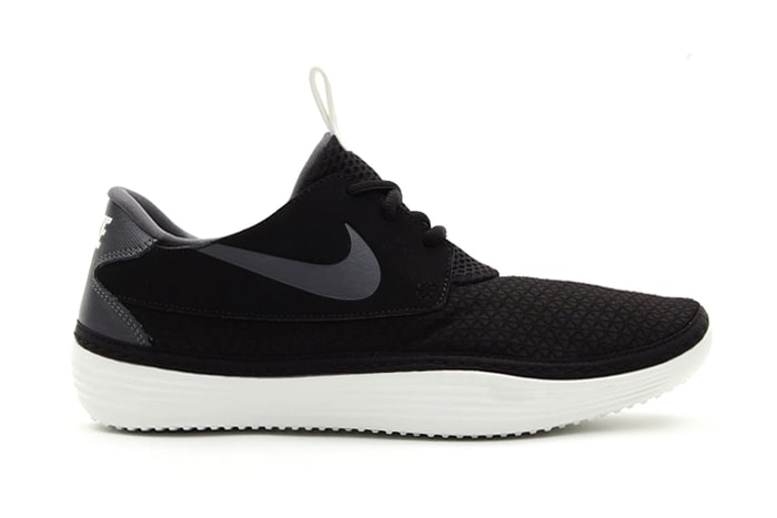 Nike Solarsoft Moccasin Black/Dark Grey