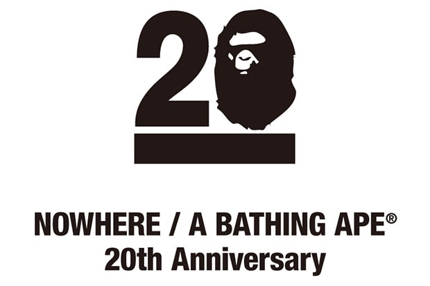 NOWHERE / A Bathing Ape's 20th Anniversary to Feature Collaborations with Kanye West, Pharrell, Futura and More