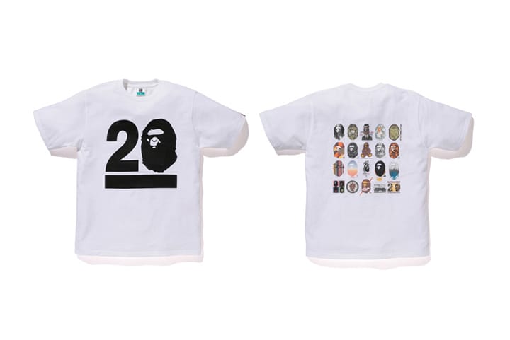 NOWHERE / A Bathing Ape 20th Anniversary Limited Canvas and T-Shirt