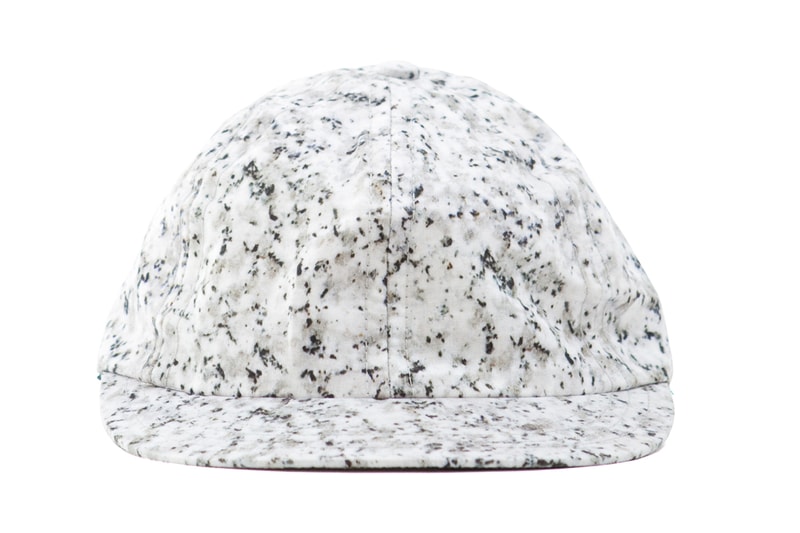 Patrik Ervell 2013 Spring/Summer Black & White Granite Print Sport Cap