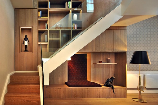 St. Pancras Chambers Penthouse Apartment by TG-Studio