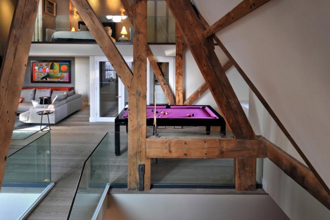 St. Pancras Chambers Penthouse Apartment by TG-Studio