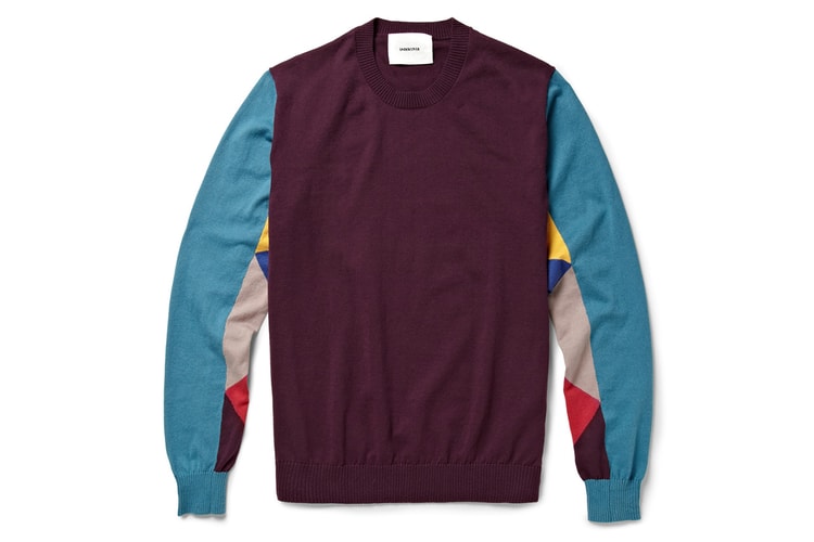 UNDERCOVER 2013 Spring/Summer Panelled Cotton-Jersey Sweater