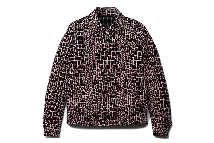 WACKO MARIA Velvet Crocodile Jacket