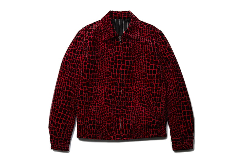 WACKO MARIA Velvet Crocodile Jacket