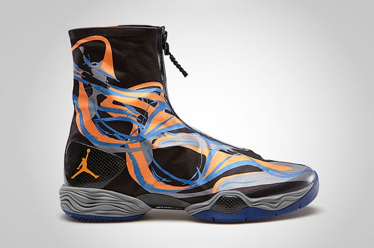 Air Jordan XX8 Black/Bright Citrus-Cool Grey-Deep Royal