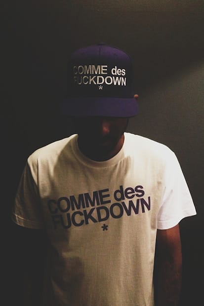 comme des f down clothing