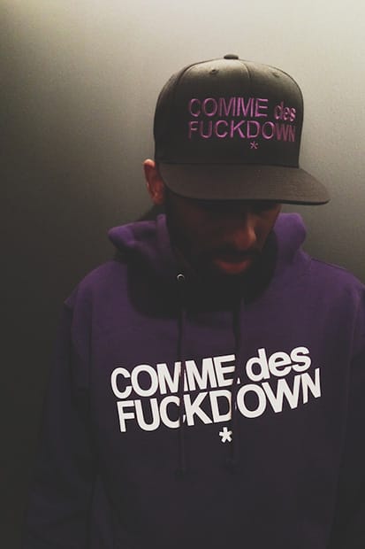 comme des f down clothing