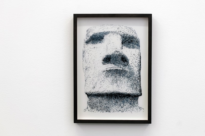 Daniel Arsham "Easter Island" Exhibition Recap at Galerie Perrotin