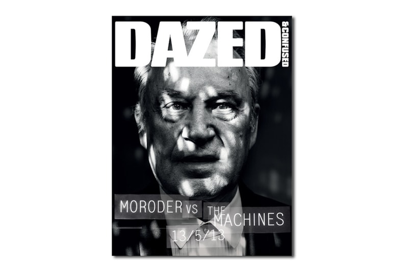 Giorgio Moroder Teaser Cover for Dazed & Confused's June 2013 Issue 