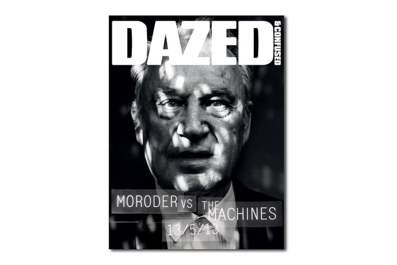 Giorgio Moroder Teaser Cover for Dazed & Confused's June 2013 Issue