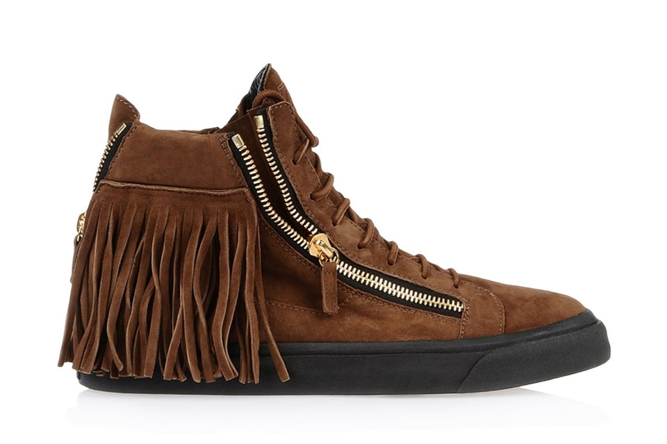 Indigenous arsenal Hurtig Giuseppe Zanotti Maxi Fringe Sneakers | Hypebeast
