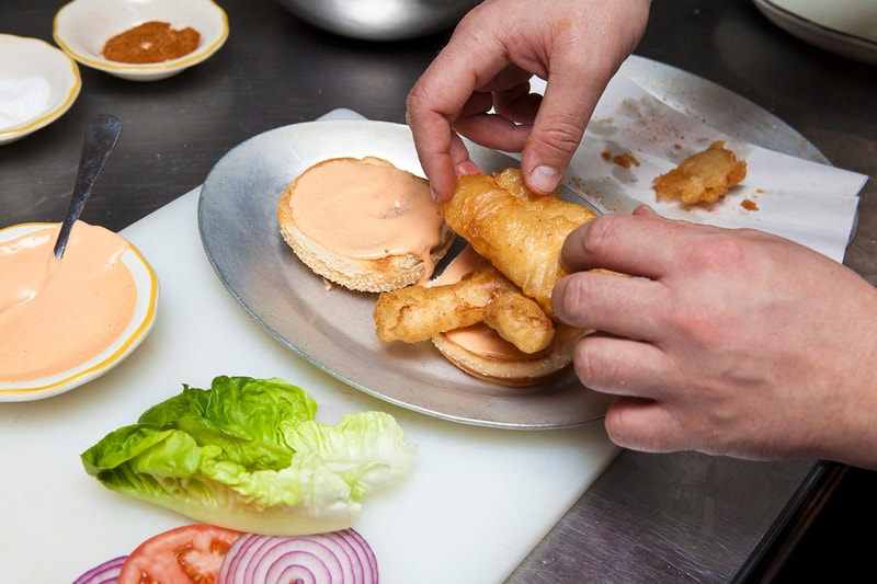 HYPEBEAST Eats… Fried Hake Fish Sandwich by David Malbequi of Prima