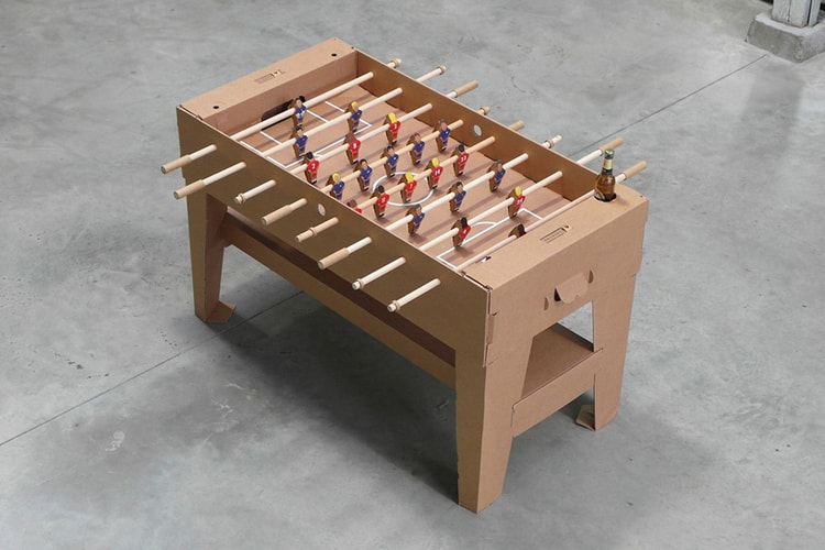 Kickpack Cardboard Foosball Table