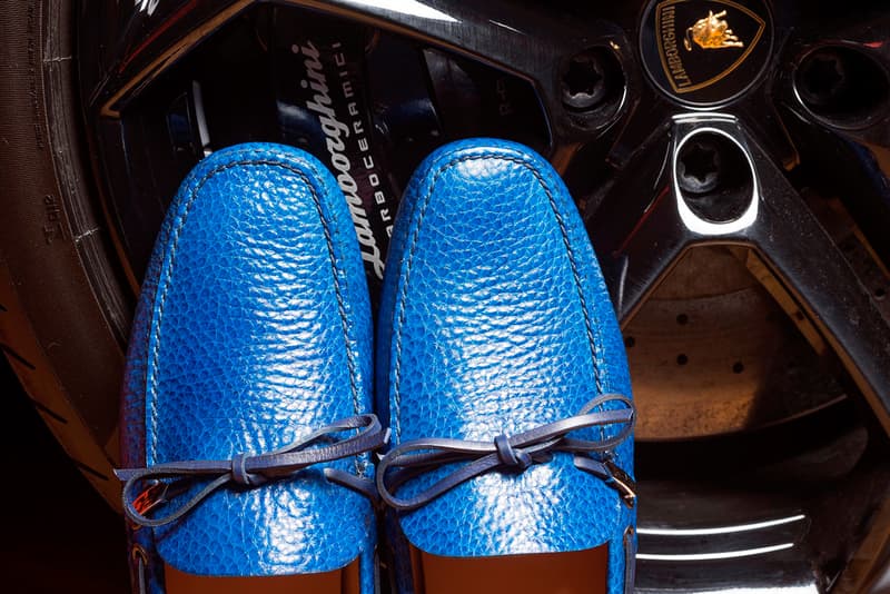 Car Shoe for Lamborghini 50th Anniversary Moccasin Collection | Hypebeast