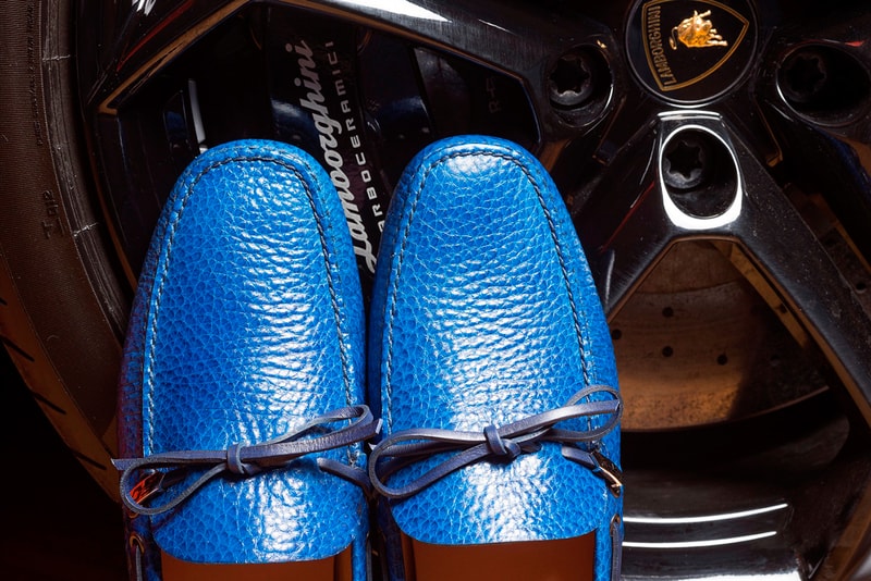 Car Shoe for Lamborghini 50th Anniversary Moccasin Collection