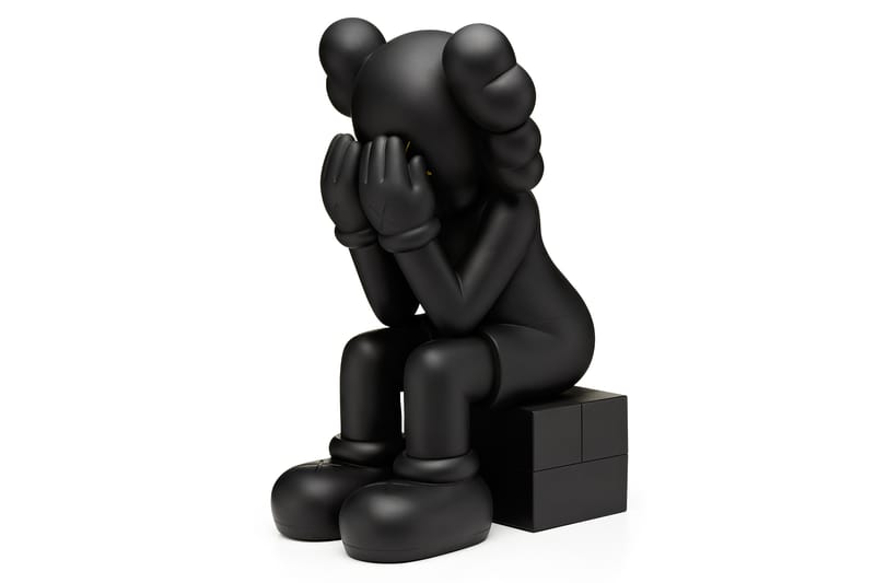 OriginalFake KAWS Companion “Passing Through” Black & Grey