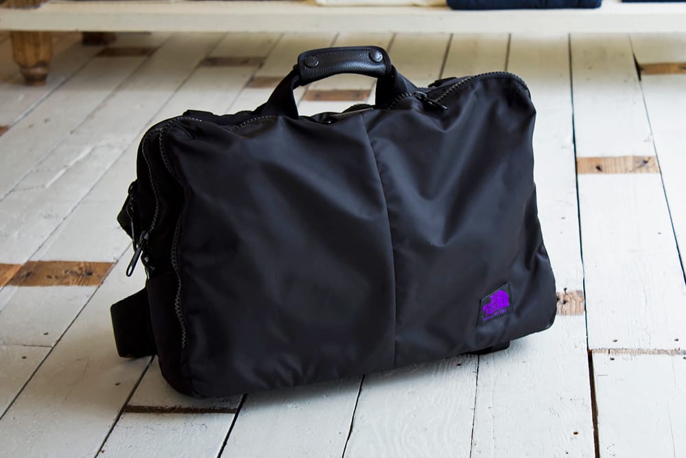 the north face purple label limonta nylon 3way bag