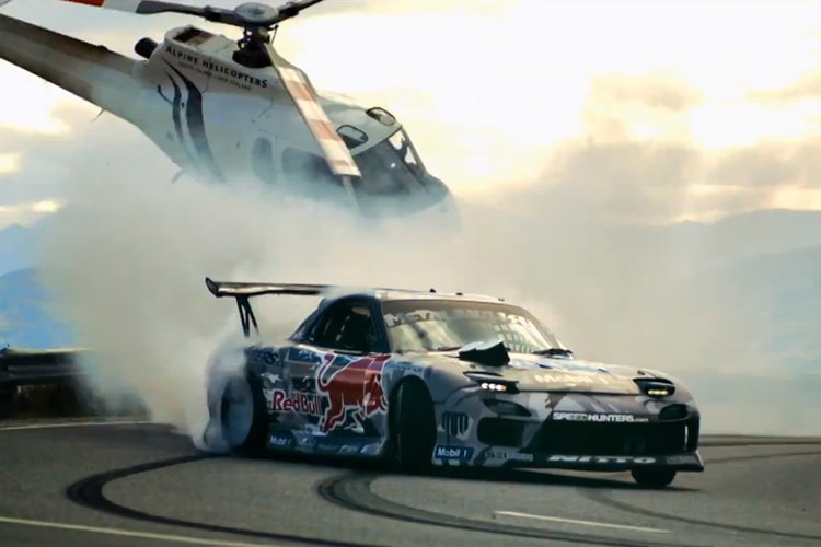 The Red Bull Mazda RX-7 Drifts Across New Zealand's Crown Range