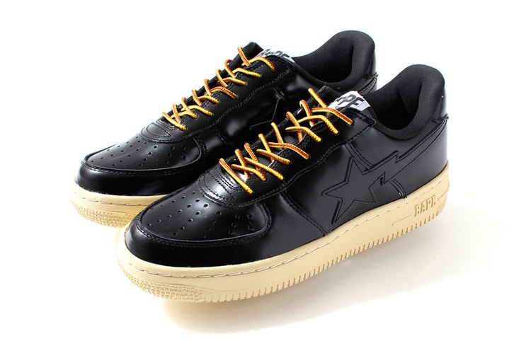 A Bathing Ape GLASS LEATHER BAPESTA