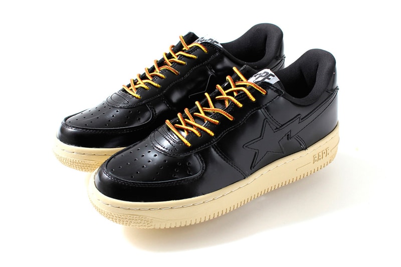A Bathing Ape GLASS LEATHER BAPESTA