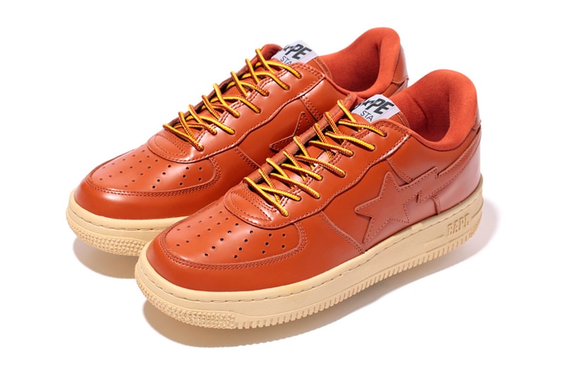 A Bathing Ape GLASS LEATHER BAPESTA