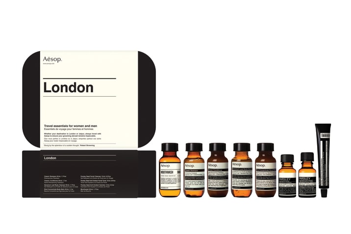Aēsop "Boston" and "London" Travel Kits