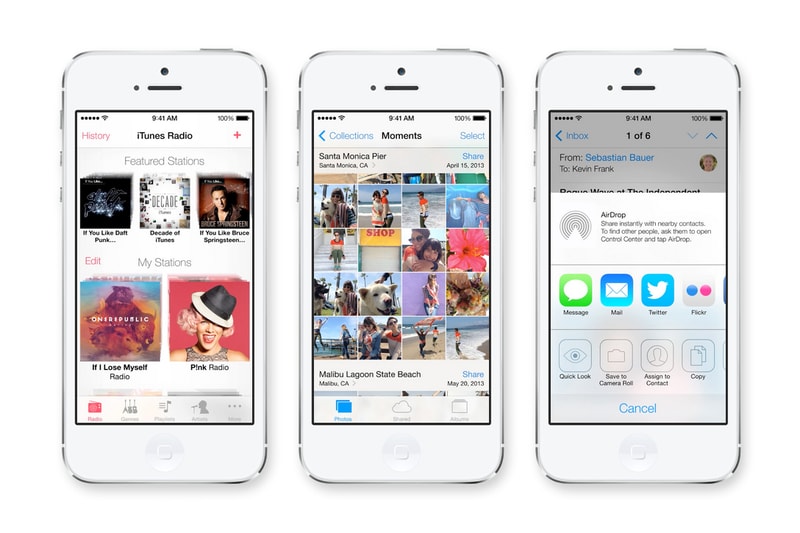 Apple Unveils iOS 7