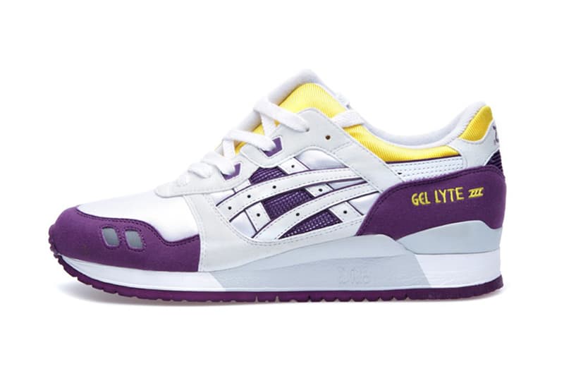 Asics Gel Lyte Iii White Yellow Purple Hypebeast