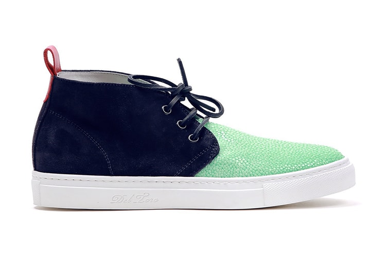 Del Toro Seafoam Stingray Alto Chukka Sneaker