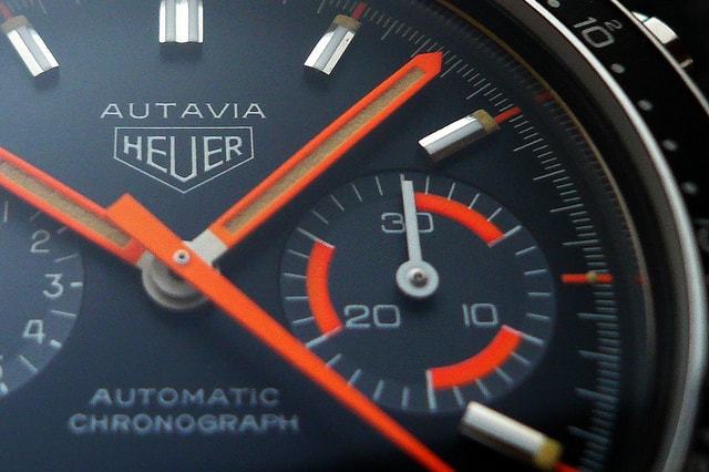 Heuer Autavia 11063 ‘Alpha Orange Skunkworks’ Custom