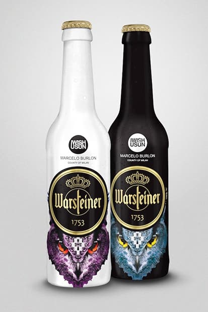 IWISHUSUN x Marcelo Burlon x Warsteiner Beer Bottle
