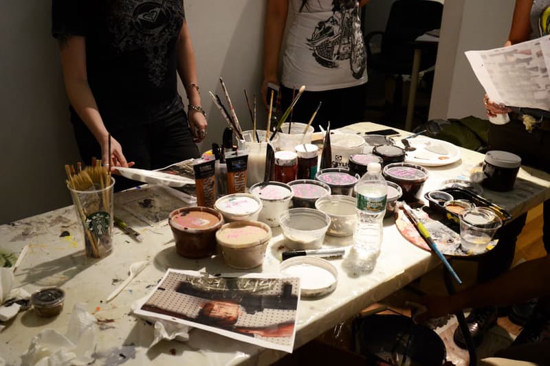 Liu Bolin's Gun Rack Performance @ Eli Klein Fine Art Gallery New York