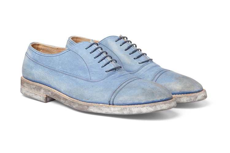 Maison Martin Margiela Washed Leather Oxford Shoes