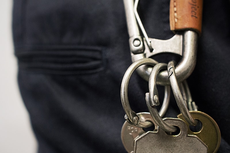 (multee)project “Type-1L″ Anti-Silver Carabiner