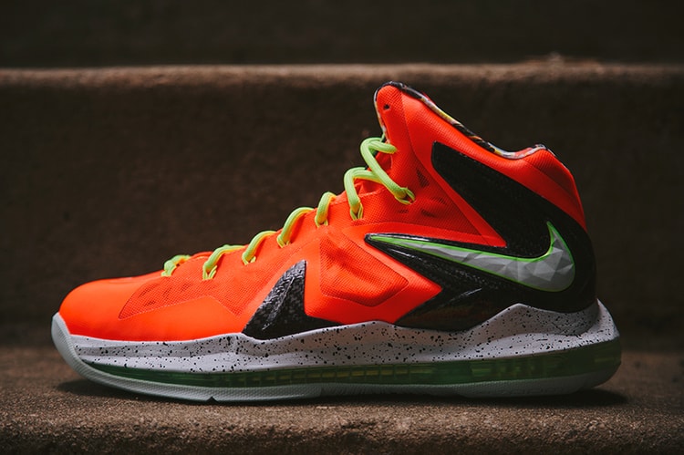 Nike LeBron X P.S. Elite Total Crimson/Fiberglass-Black-Volt