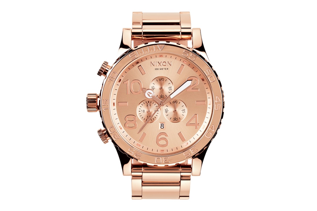 Nixon 51-30 All Rose Gold Chrono Watch | Hypebeast display picture 1