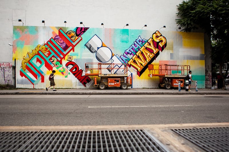REVOK and POSE Paint Bowery Wall