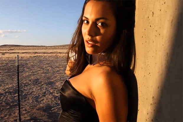 Richard Phillips Erects a 40-Foot Playboy Logo in Marfa Texas Desert