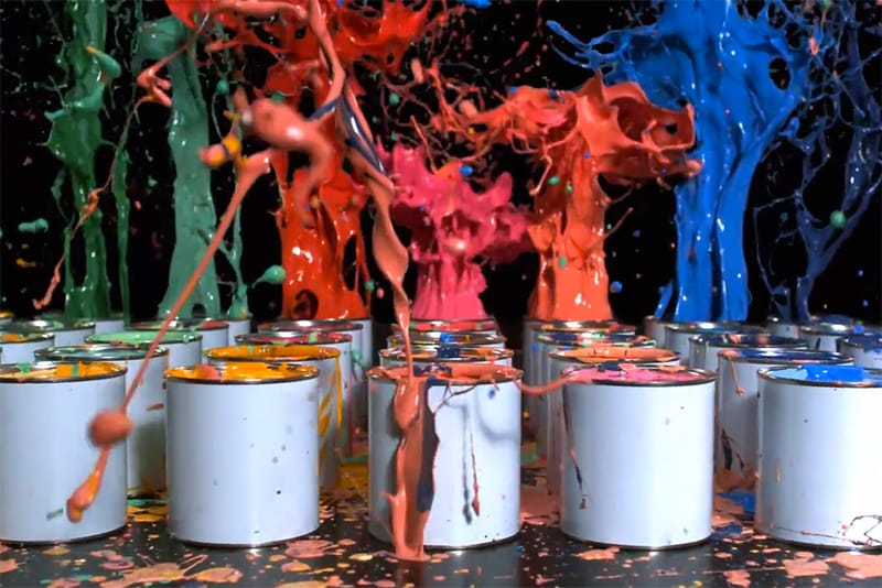 Sony Explodes Paint for New BRAVIA Commercial