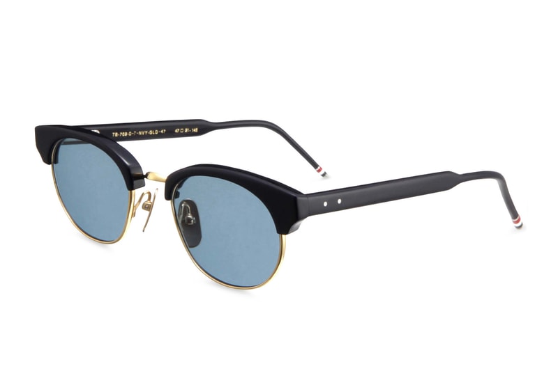 Thom Browne 2013 Spring/Summer Round Gold Frame Sunglasses