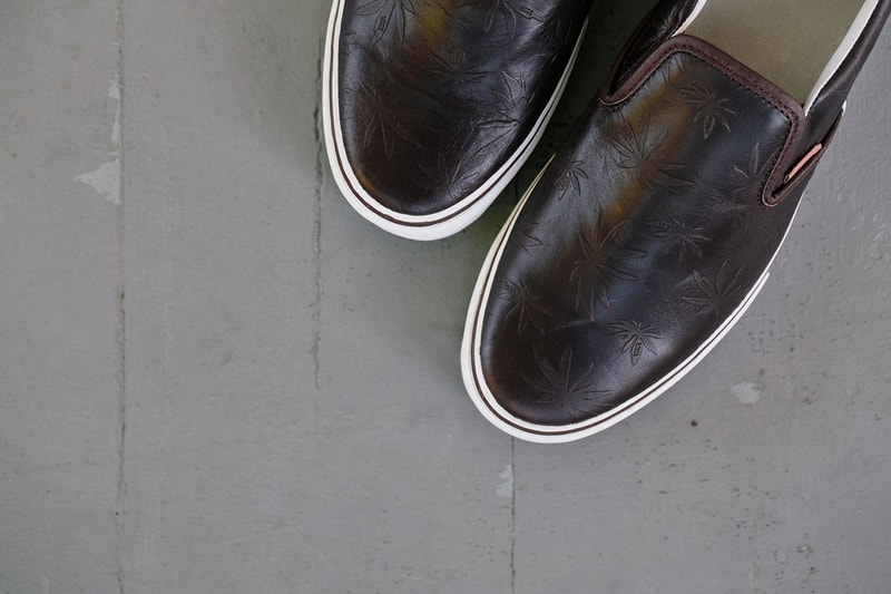 Vans Vault Classic Slip-On 59 LX Leather Palm Leaf Pack