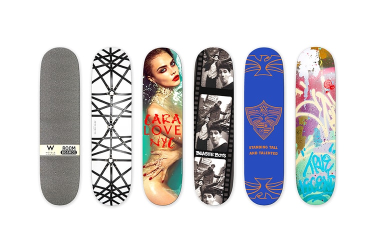 W Hotels Skateboard Deck Collection by Ray Mendez