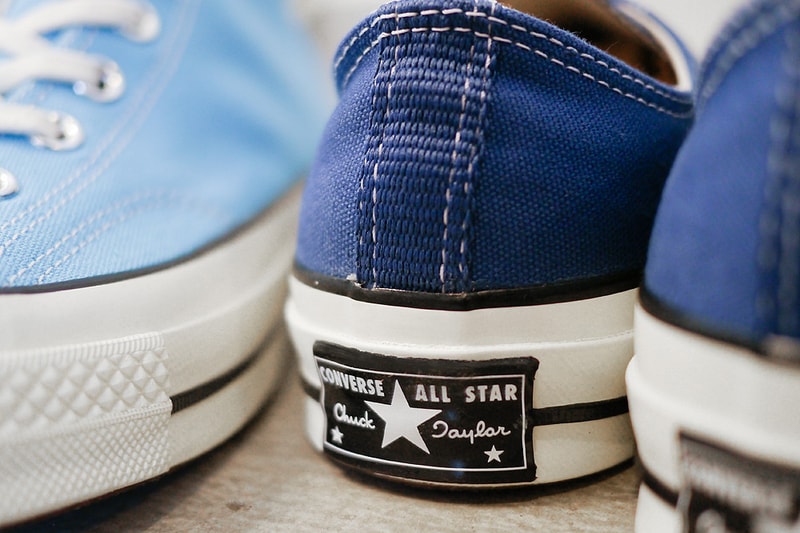 Converse First String 1970s Chuck Taylor "Heritage Blue" & "True Navy"