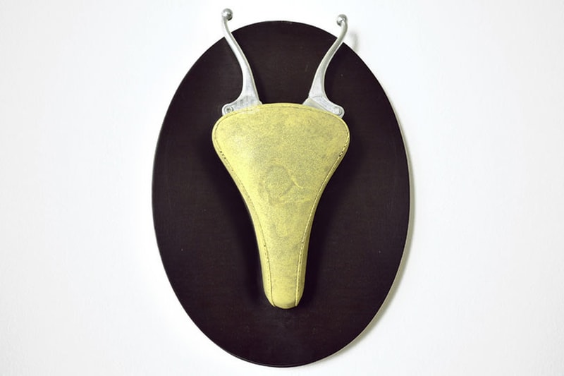Hunting Trophies Made from Recycled Bicycle Parts 